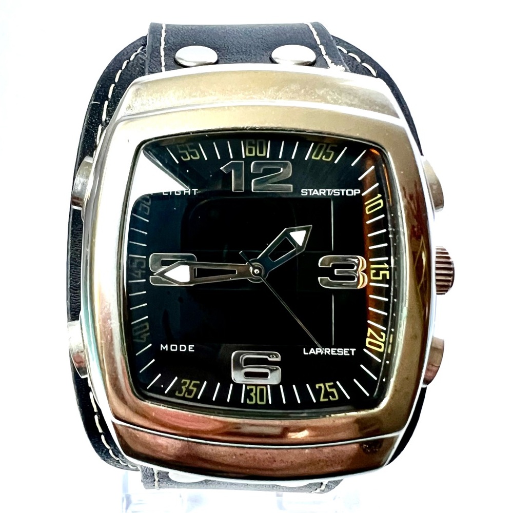 MASSIMO Quartz 46mm Steel Watch